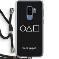 Squid Game: Samsung Galaxy S9 Plus Transparant Hoesje met koord