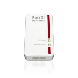 FRITZ! Powerline 540E WLAN Set International 500 Mbit/s Ethernet LAN Wi-Fi Wit 2 stuk(s)