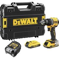 DEWALT DCD794D2T-QW DCD794D2T-QW Accu-schroefboormachine 18 V 2 Ah Li-ion Incl. 2 accus, Incl. lader, Incl. koffer