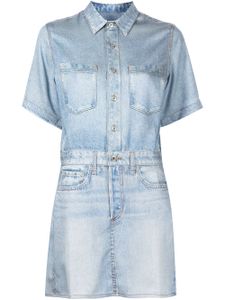 rag & bone robe à manches courtes - Bleu