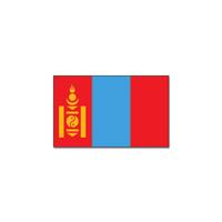 Vlag van Mongolie - 90 x 150 cm - feestartikelen - Landen thema - supporters