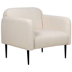 Beliani - STOUBY - Fauteuil - Lichtbeige - Linnen