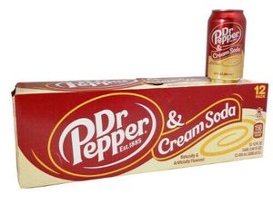 Dr Pepper Dr Pepper - Cream Soda 355ml 12 Blikjes