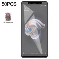 50 PCS non-Full matte Frosted gehard glas film voor Xiaomi Redmi Note 5/Note 5 Pro geen retail pakket