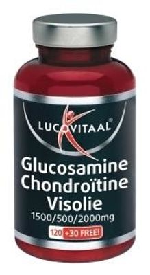 Lucovitaal Glucosamine/chondroitine/visolie (150 caps)