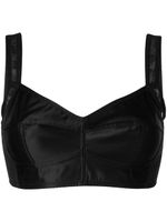 Dolce & Gabbana haut bustier crop - Noir