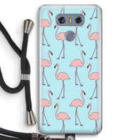 Anything Flamingoes: LG G6 Transparant Hoesje met koord