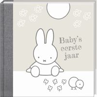 Nijn Boek baby eerste jaar nijntje zilve