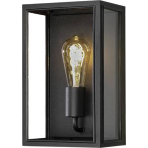 Konstsmide Carpi 7347-750 Buitenlamp (wand), Wandlamp Spaarlamp, Gloeilamp, LED E27 Zwart