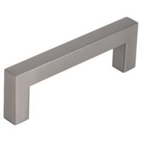 Starx meubelgreep vierkant - Gunmetal - 12 x 12 x 96 mm