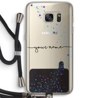 Sterren: Samsung Galaxy S7 Transparant Hoesje met koord