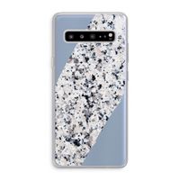 Gespikkelde marmer: Samsung Galaxy S10 5G Transparant Hoesje