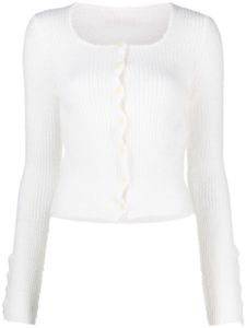 Jacquemus cardigan La Maille Piccinni - Blanc