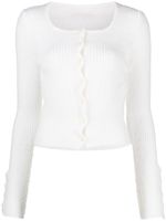 Jacquemus cardigan La Maille Piccinni - Blanc