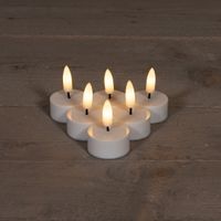 B.O.T. 6 Pcs Led Tealight 3D Wick With Timeroff Cr2032 - Anna's Collection