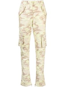 Patrizia Pepe pantalon cargo à motif camouflage - Vert