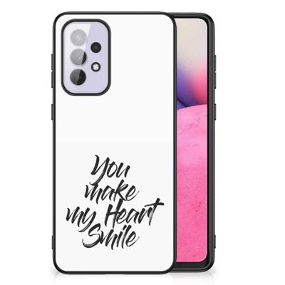 Samsung Galaxy A33 5G | Telefoon Hoesje | met tekst Heart Smile