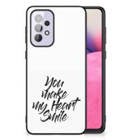 Samsung Galaxy A33 5G | Telefoon Hoesje | met tekst Heart Smile