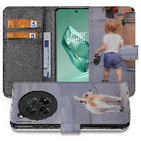 Book Case Hoesje Maken voor de OnePlus 12 | Eigen telefoonhoesje ontwerpen | Op maat gemaakt