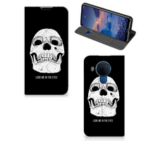Mobiel BookCase Nokia 5.4 Skull Eyes