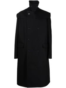 Raf Simons manteau oversize à boutonnière croisée - Noir