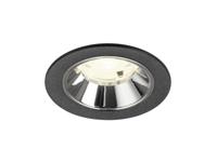 SLV InbouwspotNuminos S zwart/chroom 4000K - 20gr - 1009471