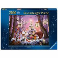 Puzzel Ravensburger NAVIDAD EN EL BOSQUE 2000 Onderdelen