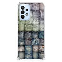 Anti Shock Bumper Case Samsung Galaxy A23 Spijkerbroeken