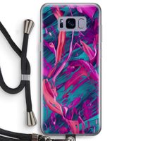 Pink Clouds: Samsung Galaxy S8 Plus Transparant Hoesje met koord