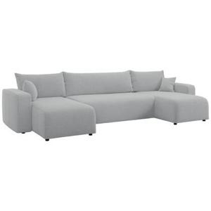 NADUVI Collection U-slaapbank Rosco bouclé