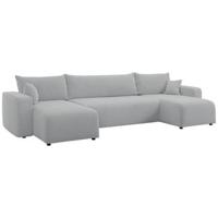 NADUVI Collection U-slaapbank Rosco bouclé