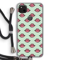 Lipjes: Pixel 4a Transparant Hoesje met koord