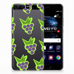 Huawei P10 Siliconen Case Druiven