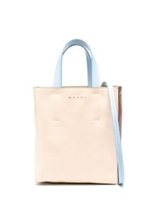 Marni mini sac cabas Museo Soft - Marron