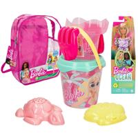 Strandspeelgoedset Barbie 8 Onderdelen 18 x 16 x 18 cm
