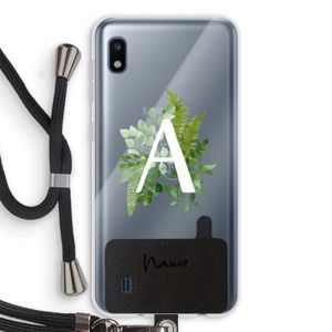 Green Brush: Samsung Galaxy A10 Transparant Hoesje met koord