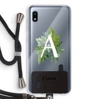 Green Brush: Samsung Galaxy A10 Transparant Hoesje met koord