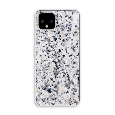 Gespikkelde marmer: Pixel 4 Transparant Hoesje