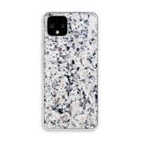 Gespikkelde marmer: Pixel 4 Transparant Hoesje