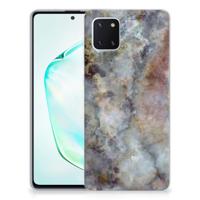 Samsung Galaxy Note 10 Lite | TPU | Siliconen hoesje | Marmer Grijs