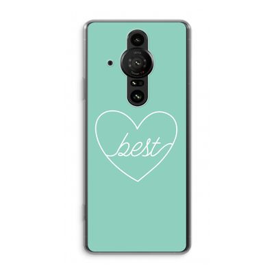 Best heart pastel: Sony Xperia Pro-I Transparant Hoesje