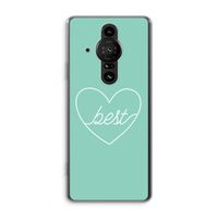 Best heart pastel: Sony Xperia Pro-I Transparant Hoesje