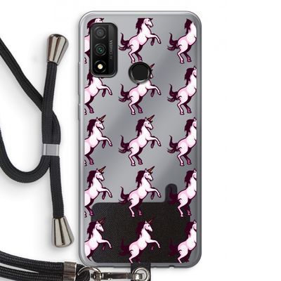 Musketon Unicorn: Huawei P Smart (2020) Transparant Hoesje met koord