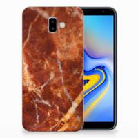 Samsung Galaxy J6 Plus (2018) | TPU | Siliconen hoesje | Marmer Bruin
