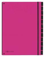 Sorteermap pagna trend 12tab a4 donkerroze