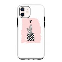 Zwart-wit cactus: iPhone 12 mini Tough Case
