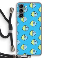 Visjes: Samsung Galaxy S21 Transparant Hoesje met koord