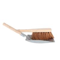 Luva stofblik metaal met houten stoffer