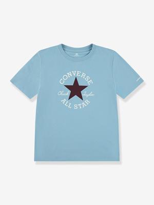 T-shirt Chuck patch CONVERSE gemêleerd blauw