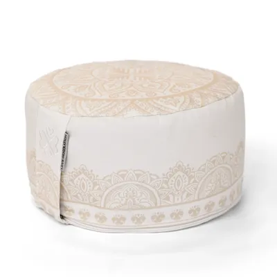 Love Generation Meditatiekussen │ Rond │ Boho Chic Wit